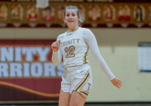 Jaclyn Smith leads Trinity in first 2A win on Senior Night, Warriors defeat Notre Dame 61-13